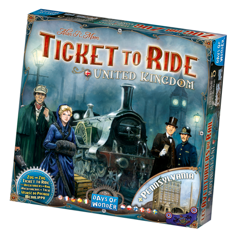 Ticket to Ride: United Kingdom + Pennsylvania