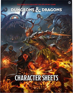 Dungeons & Dragons Character Sheets (50 count)