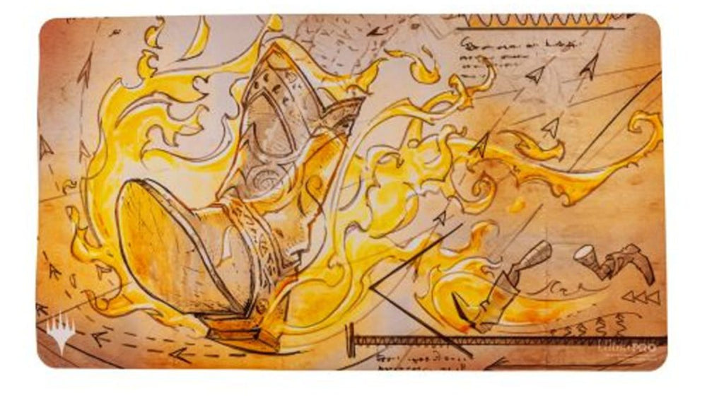 Magic the Gathering CCG: Brothers War Schematic Distributor Exclusive Playmat Line - V3