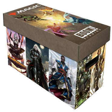 BCW Short Cardboard Comic Book Storage Box with Magic The Gathering Art