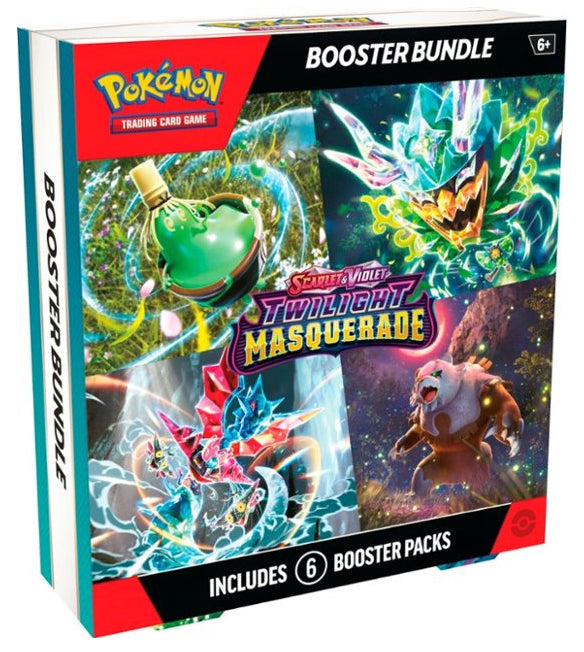 Pokemon TCG: Scarlet & Violet - Twilight Masquerade Booster Bundle (6)