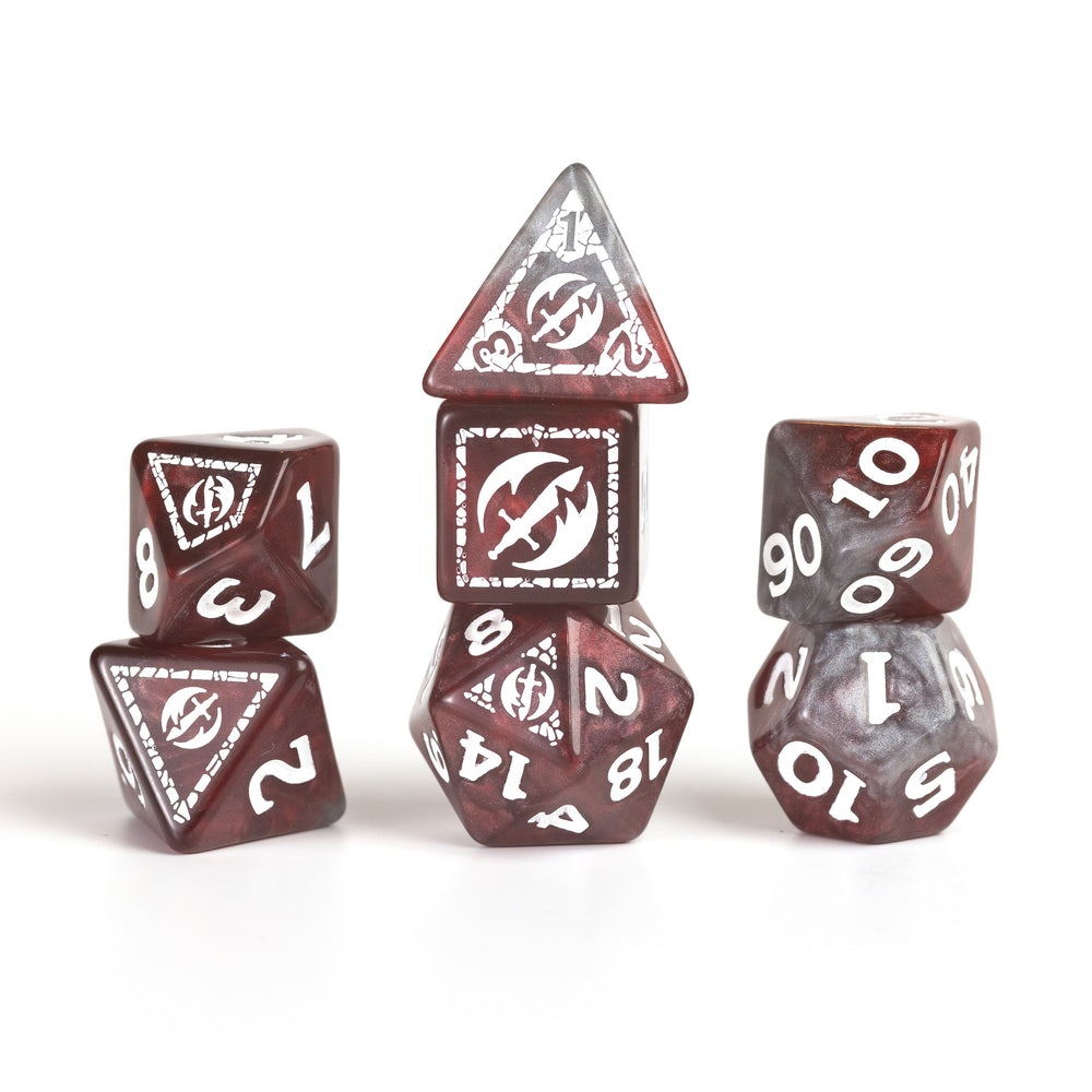 Dungeons & Dragons: Adventure Dice - Fighter Red