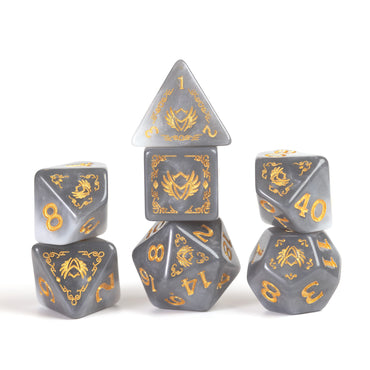 Dungeons & Dragons: Adventure Dice - Paladin White/Grey