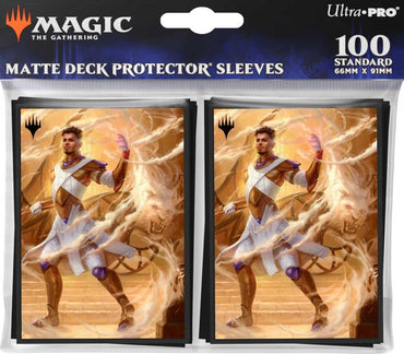 Aetherdrift - Borderless Racer 3: Basri, Tomorrow's Champion Deck Protector Sleeves for Magic: The Gathering (100-pack) - Ultra Pro Card Sleeves Ultra Pro Card Sleeves