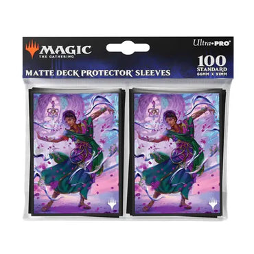 Ultra Pro - Magic The Gathering - Aetherdrift - 100Ct Deck Protector Sleeves - Avishkar Living Energy