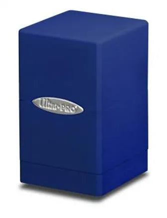 Satin Tower Deck Box: Blue