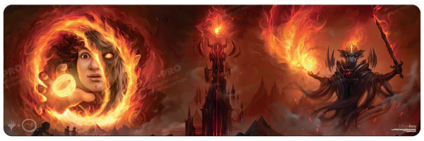 Magic the Gathering CCG: The Lord of the Rings: Tales of Middle-earth 8ft Table Playmat Featuring: The One Ring and Sauron