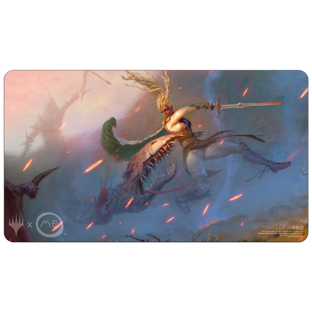 Magic the Gathering CCG: The Lord of the Rings: Tales of Middle-earth Playmat B - Featuring: Eowyn