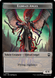Eldrazi Angel // Copy Double-Sided Token [Modern Horizons 3 Commander Tokens]