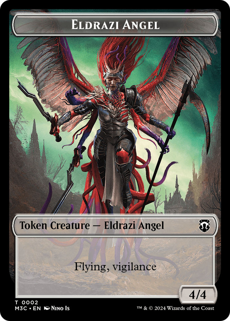 Eldrazi Angel // Copy Double-Sided Token [Modern Horizons 3 Commander Eldrazi Angel // Copy Double-Sided Token [Modern Horizons 3 Commander