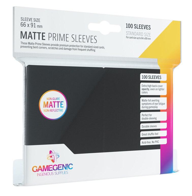 Prime Sleeves Matte Black 100 count (Copy)