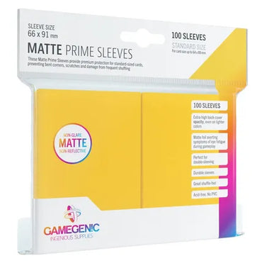 Prime Sleeves Yellow 100 count