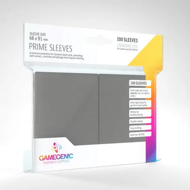 Prime Sleeves Gray 100 count