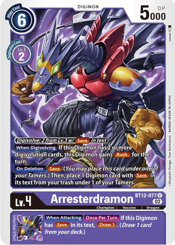 Arresterdramon [BT12-077] [Across Time]