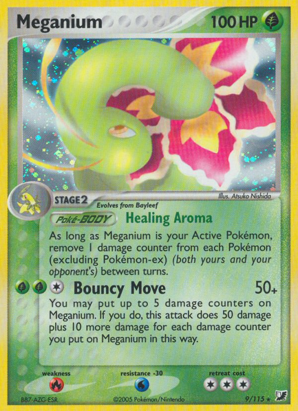 Meganium (9/115) [EX: Unseen Forces]