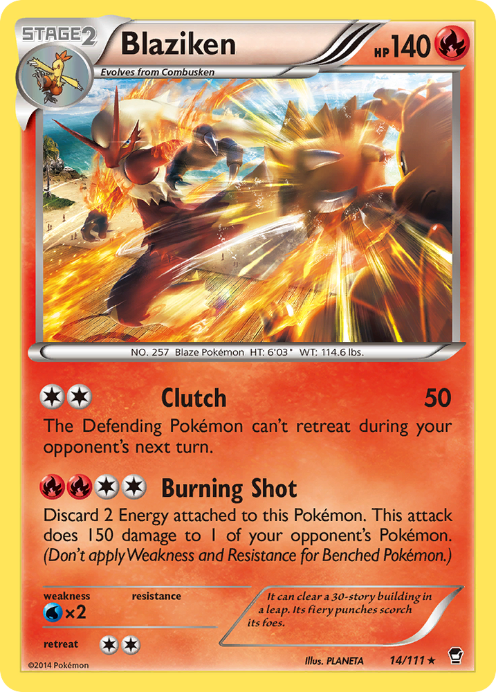 Blaziken (14/111) [XY: Furious Fists]