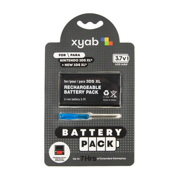 XYAB - 3.7V 1500mAh High Capacity Replacement Battery for Nintendo 3DS XL