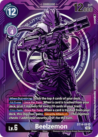 Beelzemon [ST14-08] (Alternate Art) [Starter Deck: Beelzemon Advanced Deck Set]