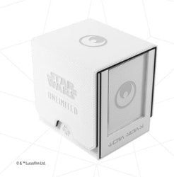 Gamegenic Deck Box: Star Wars Unlimited - Twin Suns Deck Pod - White &Black