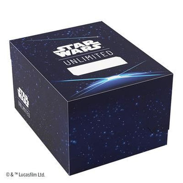 Gamegenic Deck Box: Star Wars Unlimited - Twin Suns Soft Crate - Card Back Blue