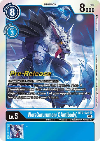 WereGarurumon (X Antibody) [BT9-028] [X Record Pre-Release Promos]