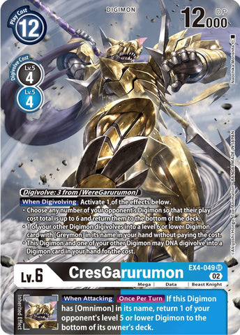 CresGarurumon [EX4-049] (Alternate Art) [Alternative Being Booster]