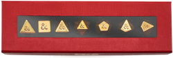 Ultra Pro Dungeons and Dragons Heavy Metal 7 Dice Set 50th Anniversary