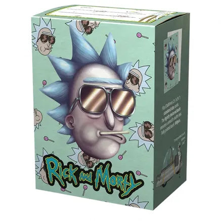 Dragon Shield Sleeves: Brushed Art - Rick and Morty - Cool Rick Brushed