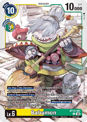 Babamon [BT15-041] [Exceed Apocalypse]