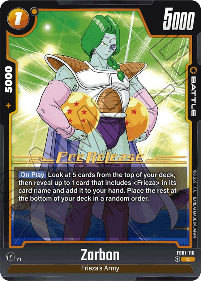 Zarbon [Awakened Pulse Pre-Release Cards]