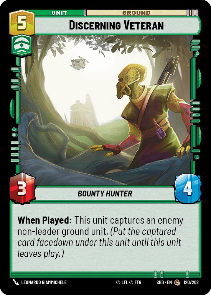 Discerning Veteran (120/262) (120/262) [Shadows of the Galaxy]