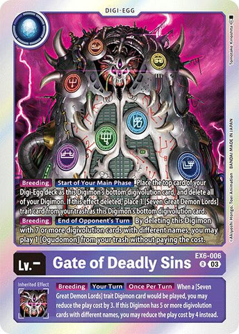 Gate of Deadly Sins [EX6-006] [Infernal Ascension]