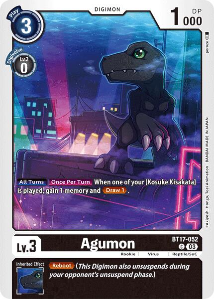 Agumon [BT17-052] - BT17-052 [Secret Crisis]