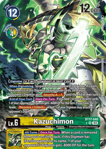 Kazuchimon [BT17-040] (Alternate Art) [Secret Crisis]