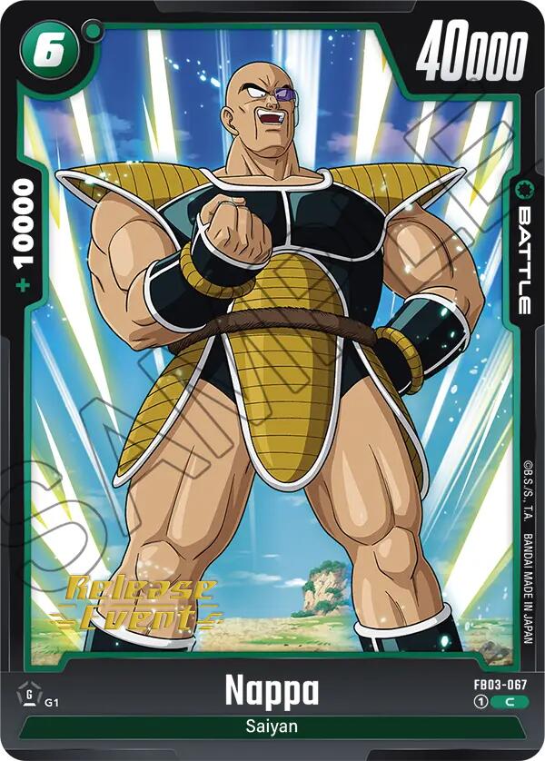 Nappa [Raging Roar Release Event Cards]