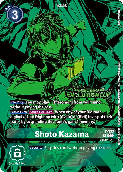 Shoto Kazama [P-133] (2024 Evolution Cup) [Promotional Cards]