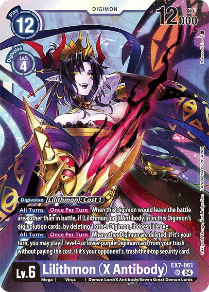 Lilithmon [EX7-061] (X Antibody) [Digimon LIBERATOR]