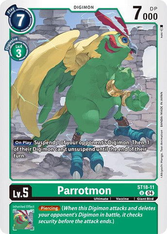 Parrotmon [ST18-11] [Starter Deck: Guardian Vortex]