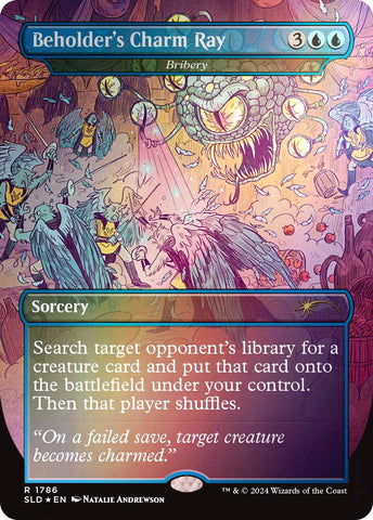 Beholder's Charm Ray - Bribery (Rainbow Foil) [Secret Lair Drop Series]