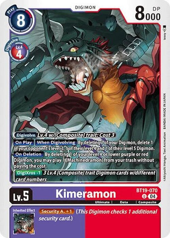 Kimeramon [BT19-070] [Release Special Booster 2.0]