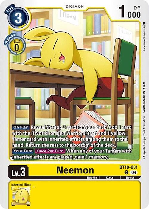 Neemon [BT18-031] [Release Special Booster 2.0]