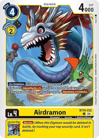 Airdramon [BT19-032] [Release Special Booster 2.0]