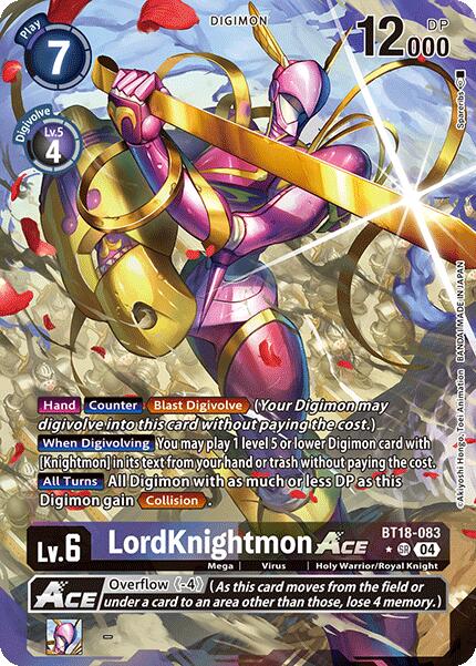 LordKnightmon ACE [BT18-083] (Alternate Art) [Release Special Booster 2.0]