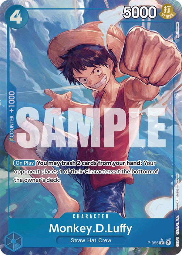 Monkey.D.Luffy (P-055) (Full Art) [Premium Booster -The Best-]