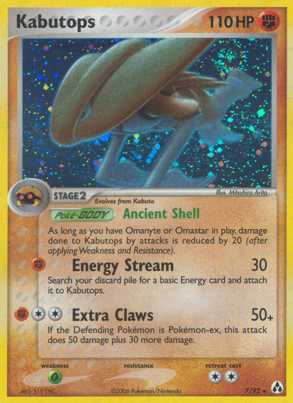 Kabutops (7/92) - Legend Maker Holofoil Lightly Played Holofoil Kabutops (7/92) - Legend Maker Holofoil Lightly Played Holofoil