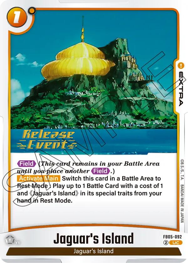 Jaguar's Island [New Adventure Release Event Cards]