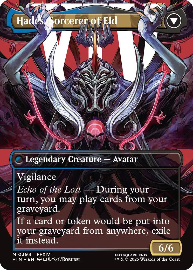 final fantasy mtg emet selch Playmat Emet-Selch & Hades Vigilance Echo of the Lost During your turn Emet-Selch of the Third Seat