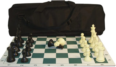 Chess: Pro Chess Tournament Set with Triple-Weight Pieces (4` King)