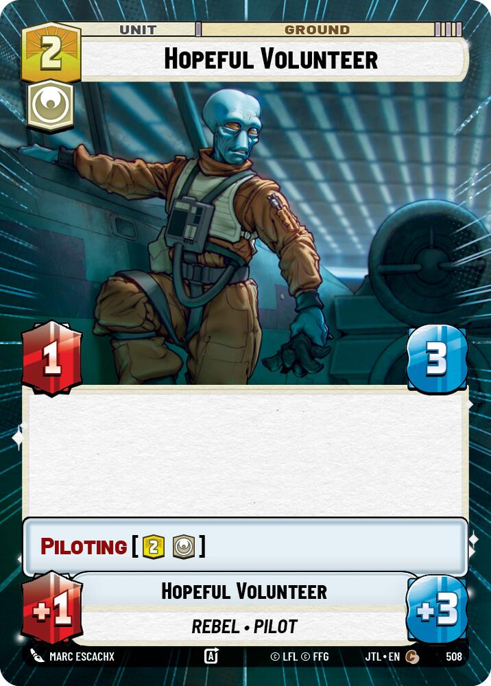 Hopeful Volunteer (508) (Hyperspace) (508) [Jump to Lightspeed]
