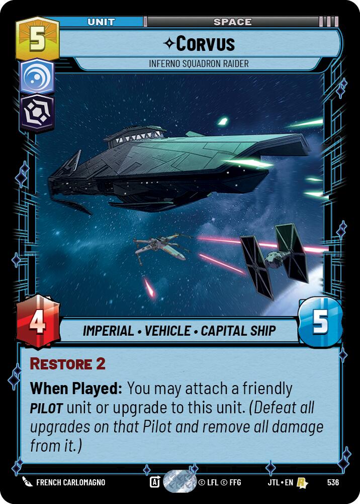 Corvus - Inferno Squadron Raider (536) (536) [Jump to Lightspeed]